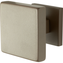 GPF9825.A3 vierkante voordeurknop op rozet Mocca blend 70x70 mm