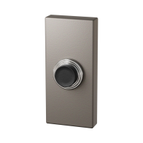 GPF9826.A3.1101 rechthoekige deurbel 70x32x10 mm Mocca blend