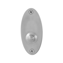 GPF9827.03 jaren 30 deurbel ovaal 80x38x2 mm RVS geborsteld