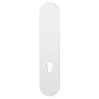 GPF9842.62 veiligheidsbuitenschild zonder krukgat PC72 afgerond wit