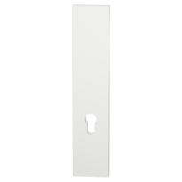 GPF9847.62 veiligheidsbuitenschild zonder krukgat PC72 rechthoekig wit