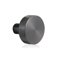 GPF9852.P1 vlakke knop 52x16mm tbv VH-schilden vast PVD antraciet