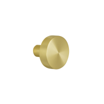 GPF9852.P4 vlakke knop 52x16mm tbv VH-schilden vast incl. wisselstift PVD mat messing