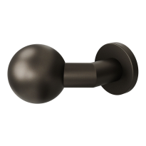 GPF9853.A1-00 Dark blend verkropte kogelknop S5 55mm op ronde rozet