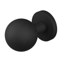 GPF9854.61-00 Zwart kogelknop S5 50mm met wisselstift op ronde rozet