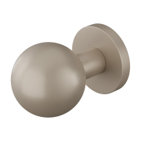 GPF9854.A3-00 Mocca blend kogelknop S5 50mm met wisselstift op ronde rozet