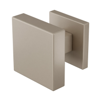 GPF9858.A3-02 Mocca blend vierkante knop S5 60x60x16mm incl. wisselstift op vierkant rozet
