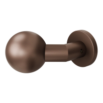 GPF9953.A2-00 Bronze blend verkropte kogelknop S2 55mm met knopvastzetter met ronde rozet