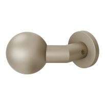 GPF9953.A4-00 Champagne blend verkropte kogelknop 55mm met ronde rozet