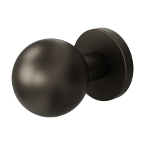 GPF9954.A1-00 Dark blend kogelknop S2 50mm met knopvastzetter met ronde rozet