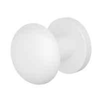 GPF9959.62-00 Wit paddenstoel knop 52mm met rond rozet