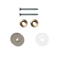 GPF9969A3EB22 enkele greep bevestigingsset Mocca blend op hout blinde montage 22x2mm