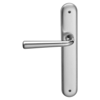 S90L Special deurkruk op langschild PC55 linkswijzend, chrome/satinchrome