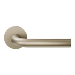 L-Model 19 mm Deurkruk op Rozet Champagne Blend