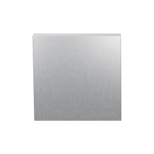GPF199E Blinde Rozet 53x53x6,5 mm RVS Geborsteld