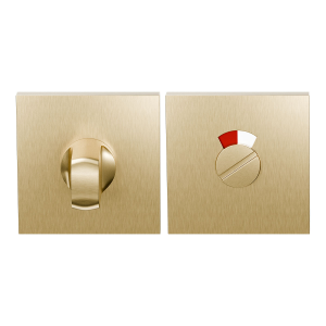 GPF199E Toiletgarnituur 53x53x6,5 mm Stift 8mm PVD Mat Messing