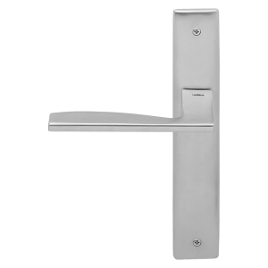1030L Link deurkruk op schild linkswijzend, satinchrome