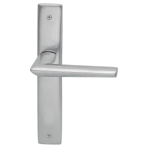1080R Isi deurkruk op schild PC85 rechtswijzend, satinchrome