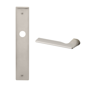 1460L Kiri deurkruk op schild PC85 linkswijzend, mat nikkel