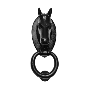 Deurklopper paard zwart KP4520