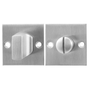 GPF0910.08 toiletgarnituur 50x50x2mm stift 8mm RVS geborsteld