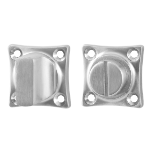 GPF0910.09 toiletgarnituur 38x38x5mm stift 8mm RVS geborsteld