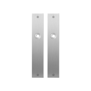 GPF1100.26 plaatschild rechthoekig RVS geborsteld