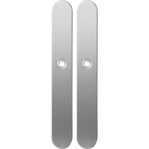 GPF1100.70 langschild XL afgerond blind RVS geborsteld