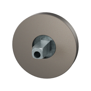 GPF1100.A3.0400 rozet 50x8mm Mocca blend met vastgelaste knopvastzetter