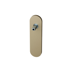 GPF1110.A4 kortschild afgerond Champagne blend met vastgelaste knopvastzetter