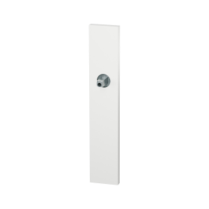 GPF1125.62.401 langschild rechthoekig BB56 wit met vastgelaste knopvastzetter
