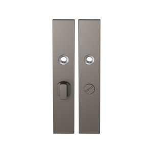GPF1125.A3 langschild rechthoekig WC55/8 grote knop Mocca blend