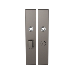 GPF1125.A3 langschild rechthoekig WC57/5 grote knop Mocca blend