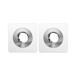 GPF1142.62 Minimalistische rozet 28x28x1,5mm Wit