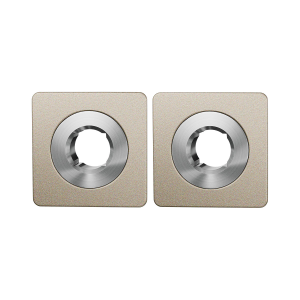 GPF1142.A4 Minimalistische rozet 28x28x1,5mm Champagne Blend