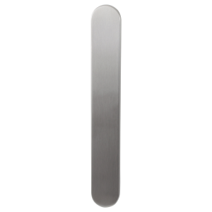 GPF1200.70L/R langschild XL afgerond BB72 zonder krukgat links-/ rechtsdraaiend RVS geborsteld