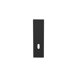 GPF1215.61L/R kortschild rechthoekig BB72 zonder krukgat links-/ rechtsdraaiend zwart