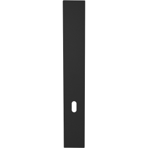 GPF1275.61L/R langschild XL rechthoekig BB72 zonder krukgat links-/ rechtsdraaiend zwart