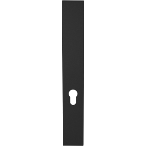 GPF1275.61L/R  langschild XL rechthoekig PC55 zonder krukgat links-/ rechtsdraaiend zwart