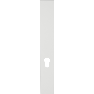 GPF1275.62L/R  langschild XL rechthoekig PC55 zonder krukgat links-/ rechtsdraaiend wit
