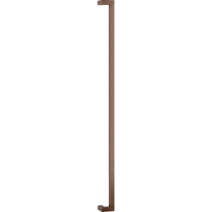 GPF13 deurgreep verkropt 22x22x1000mm hoogte 60mm Bronze blend