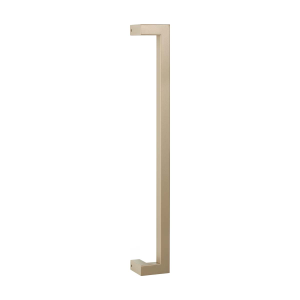 GPF13 deurgreep verkropt 22x22x500mm hoogte 60mm Champagne blend