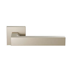 GPF1304.A4-02 Tapu deurkruk op vierkante rozet Champagne blend 50x8mm