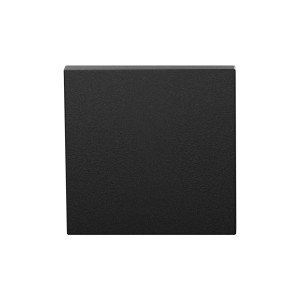 GPF199E Blinde Rozet 53x53x6,5 mm Zwart