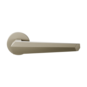 GPF3112.A4-00 Rua deurkruk op ronde rozet Champagne blend, 50x8mm