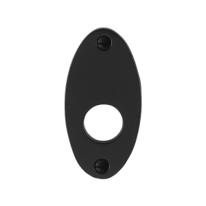 GPF6100.03 rozet 82x40x4mm smeedijzer zwart