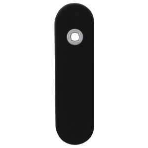 GPF8100.10R kortschild afgerond BB56 rechtsdraaiend zwart