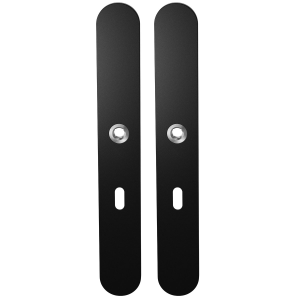 GPF8100.70 langschild XL afgerond BB56 zwart