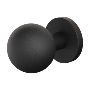 GPF9954.61-00 Zwart kogelknop S1 50mm draaibaar met ronde rozet