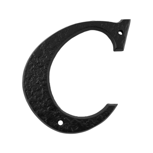 Landelijke huisnummer letter 'C', 152 mm